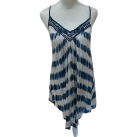 Amuse Society swimsuit cover up. Size XS. Blue and white - Picture 1 of 6